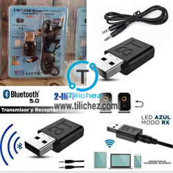 Adaptador bluetooth 5.0 2 En 1 Rx Tx de Alta velocidad