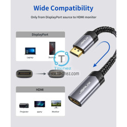 Adaptador Display (Dp) Antkeet A Hdmi 4K