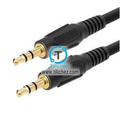 Cable audio Auxiliar plug a plug de jack 3.5  a jack 3.5