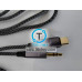 Cable auxiliar de metal USB-C a 3.5