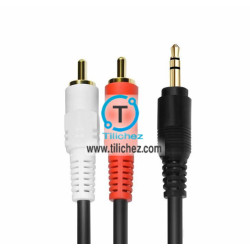 Cable Plug a RCA para video y audio de 3.5mm a 2rca