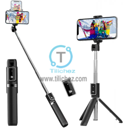 Selfie Stick y tripode, control bluetooth gira 360°