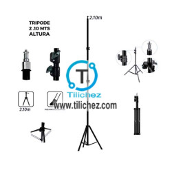 Tripode profesional de 2 metros para cámaras o teléfono